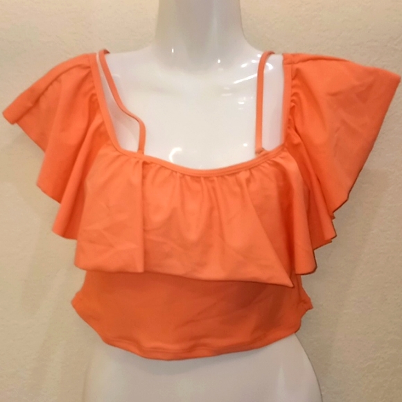 Marina Vida Retro Ruffled Bikini Top ๐ - Picture 4 of 11